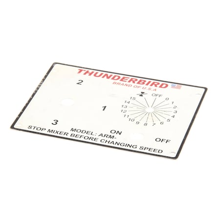 Thunderbird Switch Plate ARM-30/40-205